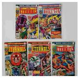 (5) Vintage Marvel the Eternals Comics