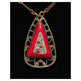 Antique Italian Millefiori Glass Necklace Antique Italian Millefiori Glass Necklace