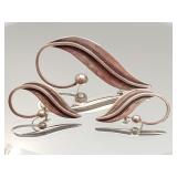 Vintage Sterling Silver Brooch & Earrings Vintage Sterling Silver Brooch & Earrings