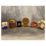 ASSORTED COIN BANKS