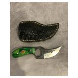 HANDMADE SKINNING KNIFE WITH SHEATH