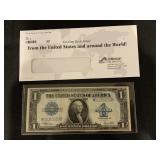 1923 $1 SILVER CERTIFICATE LARGE SIZE