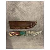 HANDMADE HUNTING KNIFE WITH SHEATH
