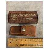 SCHRADE USA 25OT LOCKBLADE LEATHER KNIFE SHEATH