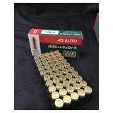 LELLIER & BELLOT 45 AUTO 230 GR. FMJ 50 ROUNDS