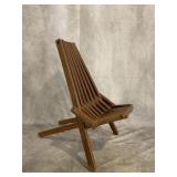 FOLDING WOOD DOLL CHAIR