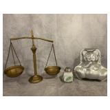 3D TEDDY BEAR CAKE MOLD, BRASS SCALE, SUGAR SHAKER