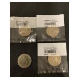 2010- KENNEDY HALF DOLLAR COINS & KENNEDY TOKEN