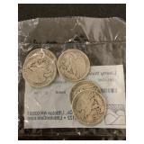 LIBERTY WALKING 5PC SILVER HALF DOLLAR COIN SET
