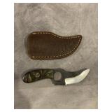 HANDMADE SKINNING KNIFE WITH SHEATH