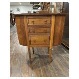 SEWING CABINET WITH CONTENTS