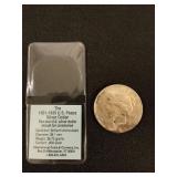 1928 US PEACE SILVER DOLLAR COIN