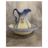 CERAMIC PITCHER AND WASH BASIN
