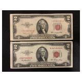 2-1953 $2 RED SEAL NOTES