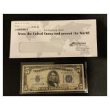 1934B $5 SILVER CERTIFICATE