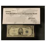 1953A $5 SILVER CERTIFICATE STAR NOTE