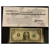 1999 $1 FEDERAL RESERVE STAR NOTE