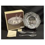 LENOX GRAPE WEAVE 3 PIECE METAL SALAD SET