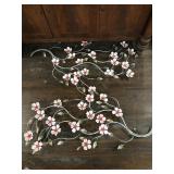 METAL FLOWER WALL DECOR