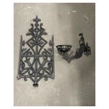 CART IRON  WALL DECOR AND BRACKET