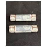 TWO ROLLS OF WESTWARD JOURNEY NICKELS