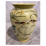 FLORAL BIRD VASE