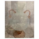 SILVESTRI MOUTH BLOWN PINK VASE