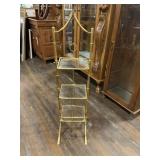 HOLLYWOOD REGENCY STYLE 3 TIER ETAGERE