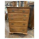 SOLID CHERRY 5 DRAWER CHEST  34Wx48Hx21D