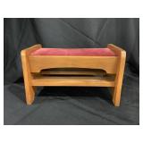 WOODEN FOOTSTOOL