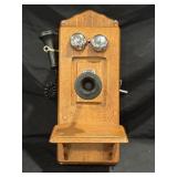 KELLOGG WALL MOUNT HAND CRANK TELEPHONE