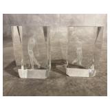GOLF LAZER PAPER WEIGHTS