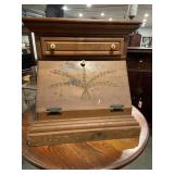 VINTAGE WOOD GRAIN/FLOUR BIN