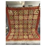 64x73 HOMEMADE QUILT