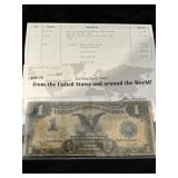 1899 $1 SILVER CERTIFICATE LARGE SIZE EAGLE