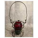 RUBY RAILROAD LANTERN