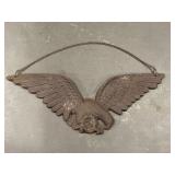 CAST IRON EAGLE WALL DECOR