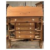 DROP LEAF WOODEN DESK 34Wx42Hx12D