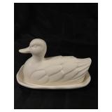 DUCK BUTTER DISH