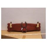 ANTELOPE FEET CAP/COAT RACK APPX 36" L X 10" H ANTELOPE FEET CAP/COAT RACK APPX 36" L X 10" H