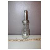 VTG GLASS OIL JAR VTG GLASS OIL JAR