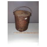 ANTIQUE GREASE CAN "CLAYTON NM" ANTIQUE GREASE CAN "CLAYTON NM"