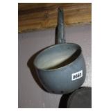 VTG GREY ENAMEL DIPPER VTG GREY ENAMEL DIPPER