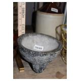 STONE MORTER MISSING PESTAL STONE MORTER MISSING PESTAL