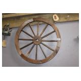REPOP SMALL WAGON WHELL WALL HANGING REPOP SMALL WAGON WHELL WALL HANGING