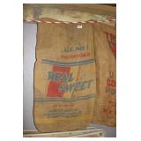 VTG. "REAL SWEET" POTATOE SACK VTG. "REAL SWEET" POTATOE SACK
