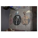 2 6" AND 1 8" STOVE PIPE DAMPERS 2 6" AND 1 8" STOVE PIPE DAMPERS