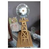 WOOD WINDMILL DECOR