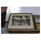 PENCIL DRAWING IBEK BROWN MEADE KANSAS PENCIL DRAWING IBEK BROWN MEADE KANSAS