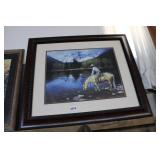 BEAUTIFULLY FRAMED JACK SORENSON COWBOY PRINT